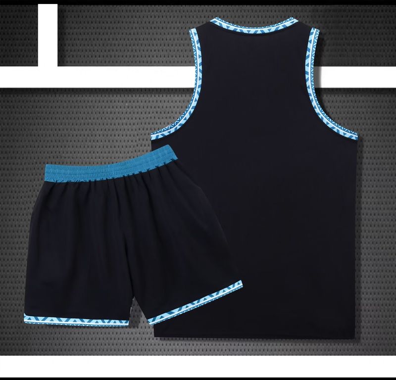Costum de baschet american nou, set pentru bărbați, umeri îngusti, jerseu la modă, maiou sport, student, competiție, echipă, uniformă_voghion.com
