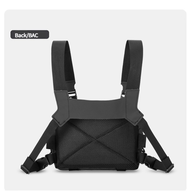 Nouveau sac de poitrine tactique tendance : sports de plein air, résistant à l'eau, multifonctionnel et portable, style gilet_voghion.com