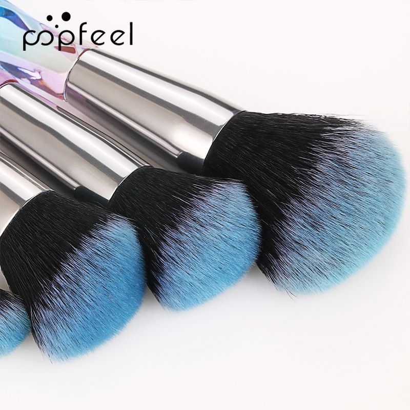 Make-up-Tool-Kits 10 stücke Kristall Make-Up Pinsel Diamant Griff Augenbraue Pinsel Schönheit Werkzeuge TOOL002_voghion.com