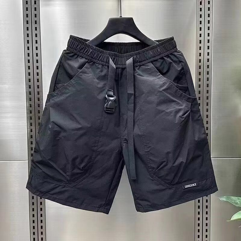 2025 New】Work Hosen Mit Taschen Neue männer Sport Sommer Lose Gerade Fünf-Punkt Shorts_voghion.com