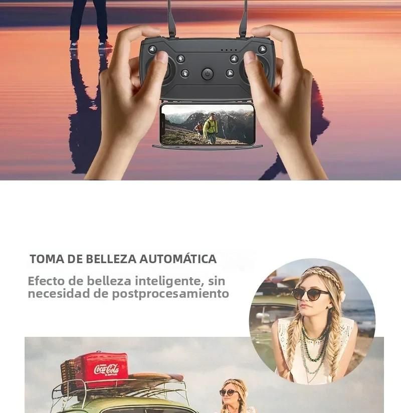 Drone RC pieghevole E88 Pro con doppia telecamera HD 4K e 1080P grandangolare WIFI FPV Quadricottero mantiene l'altitudine per riprese aeree_voghion.com