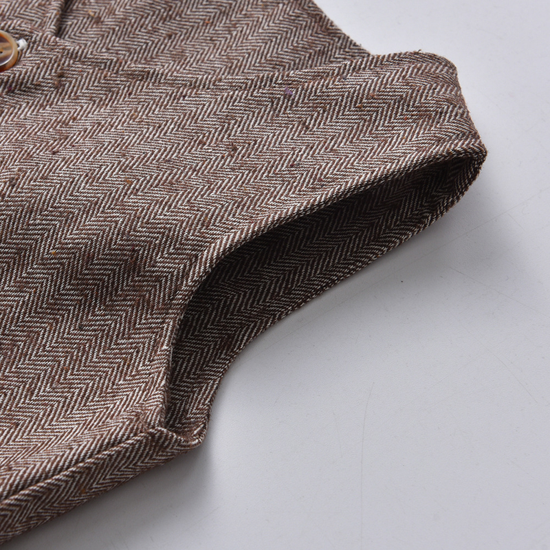 Kinderkleidung Frühling Jungen Weste Gentleman Kleid Neuer Kinderanzug Langarm Weißes Hemd Overalls Laufsteg Geburtstagsleistungskleidung_voghion.com