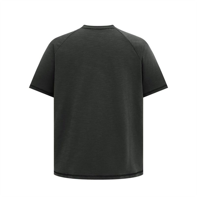 Herrenbekleidung Helles Liniendesign Lockeres Kurzarm-T-Shirt Herrenoberteile Sommertrend Street Sports Style Lässiger Halbarm_voghion.com