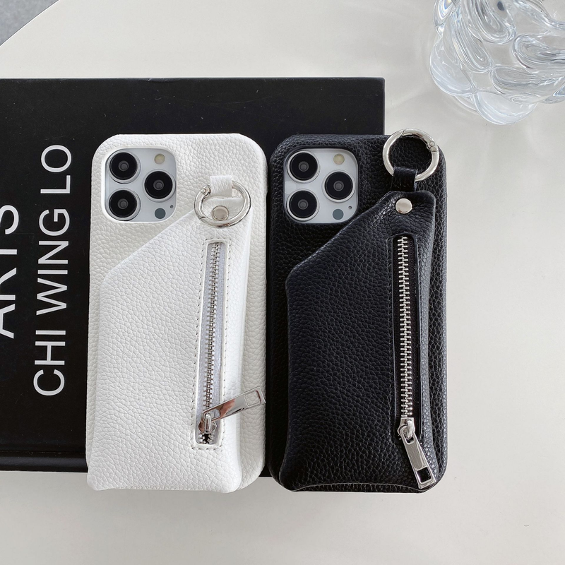 Mobile phone case coin purse card holder mobile phone case suitable for iPhone15 mobile phone case Apple 13promax protective cover 12 women_voghion.com