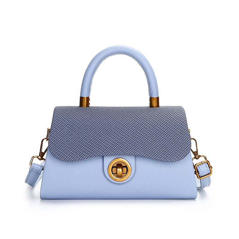 High-end Fashion Trend Handbag For Women 2025 New Versatile Color-blocking Shoulder Crossbody Box Bag_voghion.com