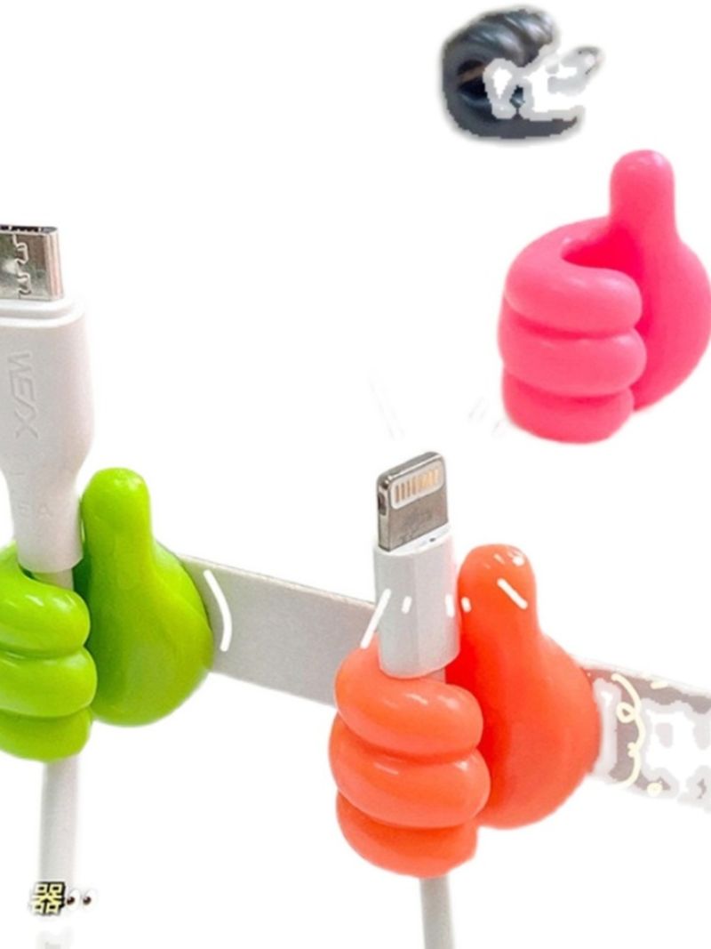 Ongeëvenaarde kwaliteit Data-opslag Oplaadkabel Stopcontact Houder Nagelvrije clip Wandmontage Zelfklevende routering Handige gadget_voghion.com