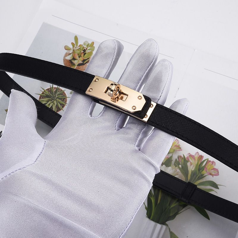 Kadınlar için Yeni Çok Yönlü Retro Bel Dekorasyonu İnce Kemer Kadın Kore Moda Bel İnce Kemer Kadın Stili Elbise Dekorasyonu ile_voghion.com