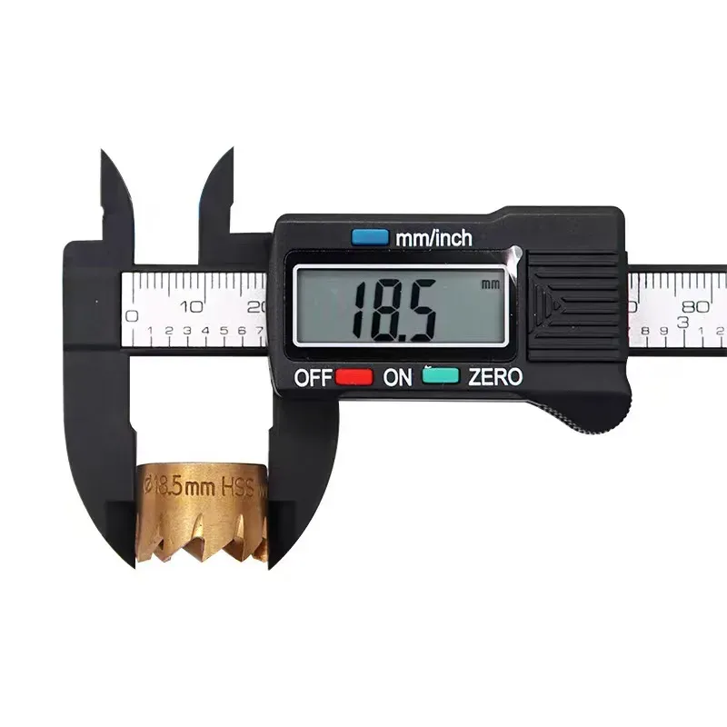 1 adet Plastik Vernier Kumpas Dijital Ekran Kumpas 0-150mm Cetvel Elektronik Mikrometre Cetvel Yükseklik Derinlik Ölçüm Aracı_voghion.com