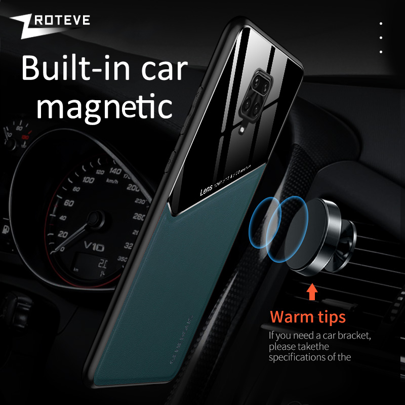 Redmi Note 9S Case ZROTEVE PU Lederen Auto Magnetische PC Cover Voor Xiaomi Redmi Note 8 9 Pro Max 9T 9A 9C Note9 Xiomi Redmi9 Gevallen_voghion.com