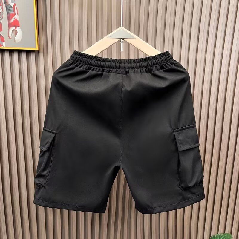 Herren-Arbeitsshorts, Sommer, leichte, lässige Cargo-Shorts mit mehreren Taschen, lockere Passform, gerades Bein, atmungsaktive 5-Zoll-Shorts_voghion.com