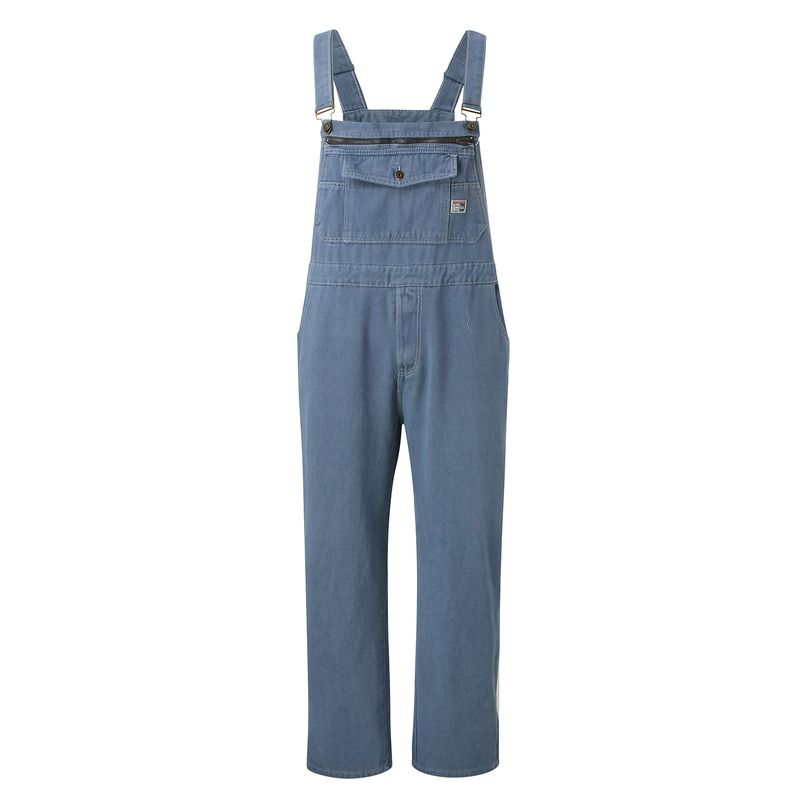 Erkek Giyim Kot Tulum Yırtık Kot Kargo Pantolon_voghion.com