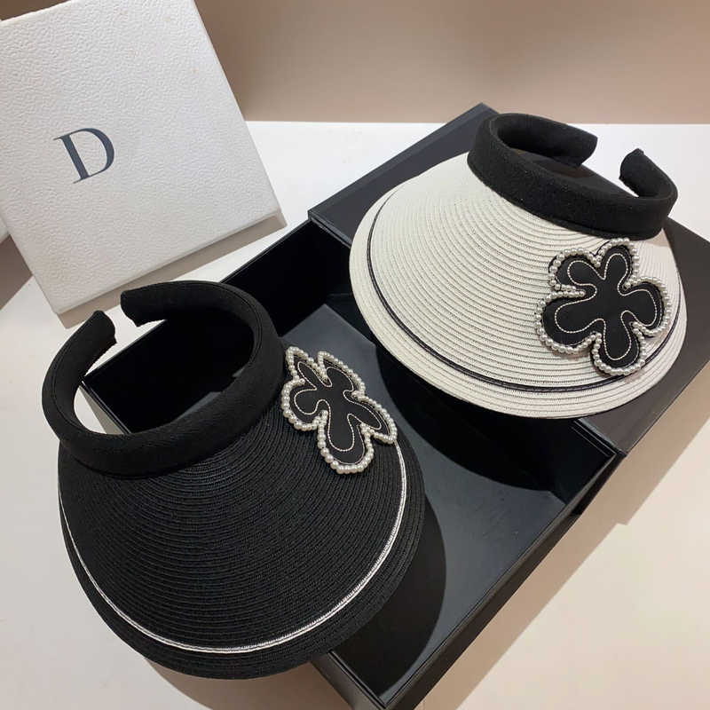 Protezione solare giapponese UV fine intrecciata, cuciture resistenti, fiore di perla, piccolo vento profumato, grandi gronde, cappello a cilindro vuoto,_voghion.com