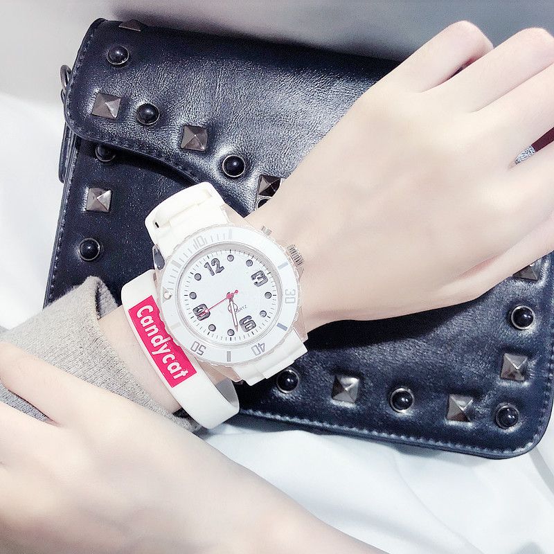 New Men's Sports Silicone With Large Dial Light Flashing Watch For Middle And High School Students_voghion.com