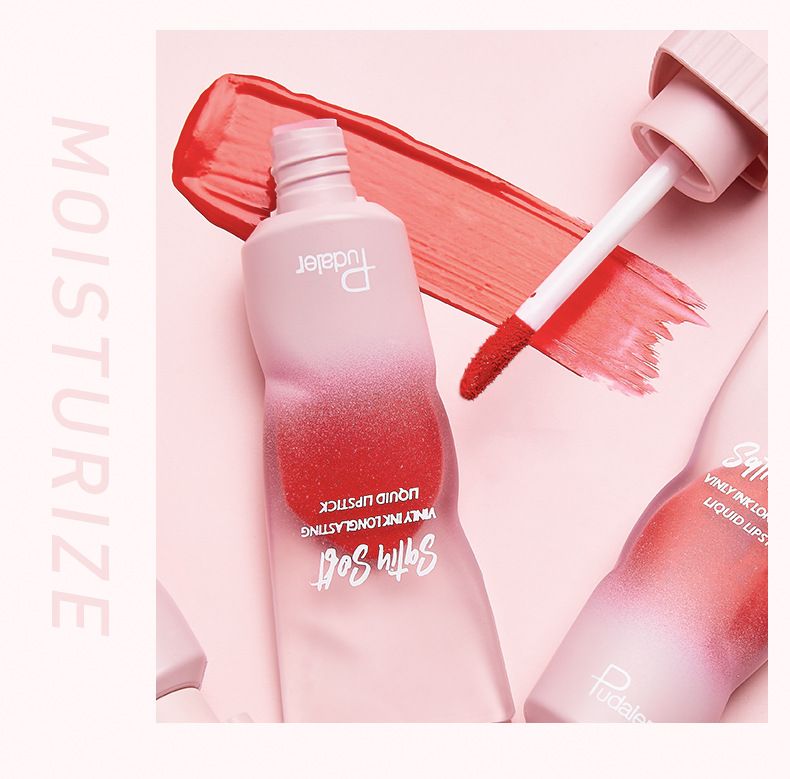 Pudaier New Makeup 8 culori Pearl Mirror Glaze pentru buze Ruj lichid Vopsea Gloss Balsam de buze Hidratant Imbunatatirea culorii Utilizare universala_voghion.com