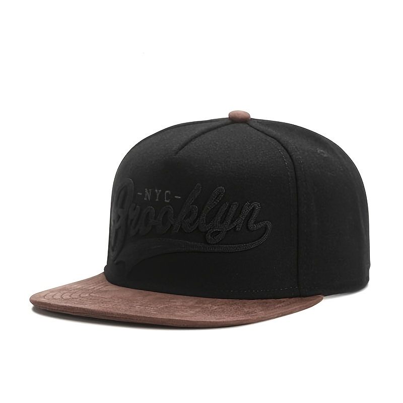 BROOKLYN Embroidery baseball cap Fashion hiphop snapback Men Women universal flat Hat outdoor sports sun Hats Trucker_voghion.com