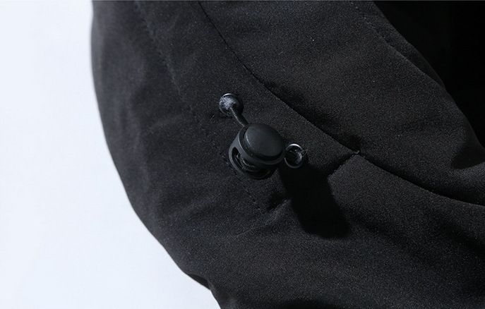 Herrenbekleidung Neue grenzüberschreitende Winter-Daunenjacke für Herren, verdickt, koreanische Version, langes Streifenlogo, lässig, große Arbeitskleidung, Jugendjacke_voghion.com