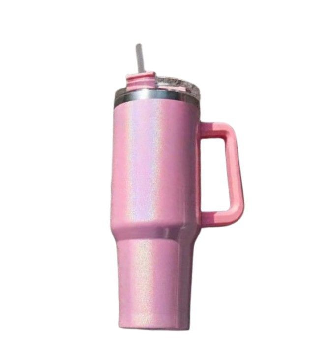 rainbow paint 40oz car cup large capacity 304 stainless steel insulation cup two-color gradient car ice cup_voghion.com