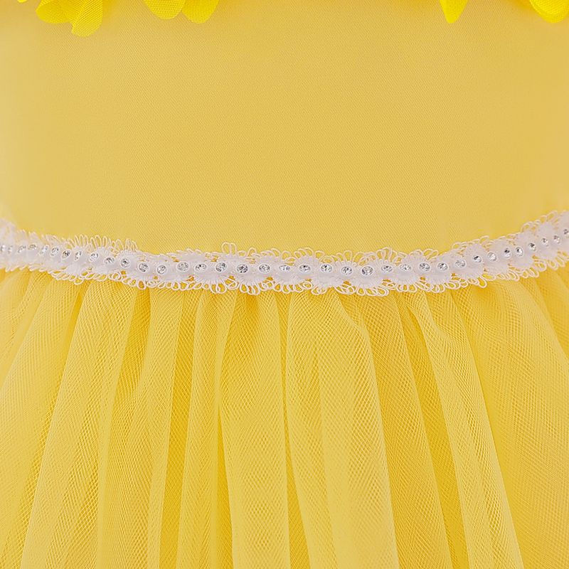 Kids' Clothing Baby Birthday Dress Children's Princess Dress With Tail Mesh Fluffy Dress_voghion.com