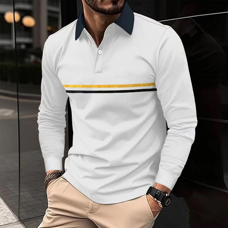 Ironclad GentIronclad Gent 2024 Spring And Autumn Quick-Dry Button Long Sleeve Men's Casual Polo Shirt_voghion.com