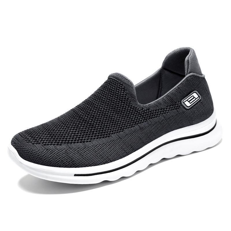 Lässige Wanderschuhe für Herren, modische Slip-On-Laufschuhe für Männer, atmungsaktive Mesh-Workout-Schuhe für Männer, rutschfeste Schuhe_voghion.com