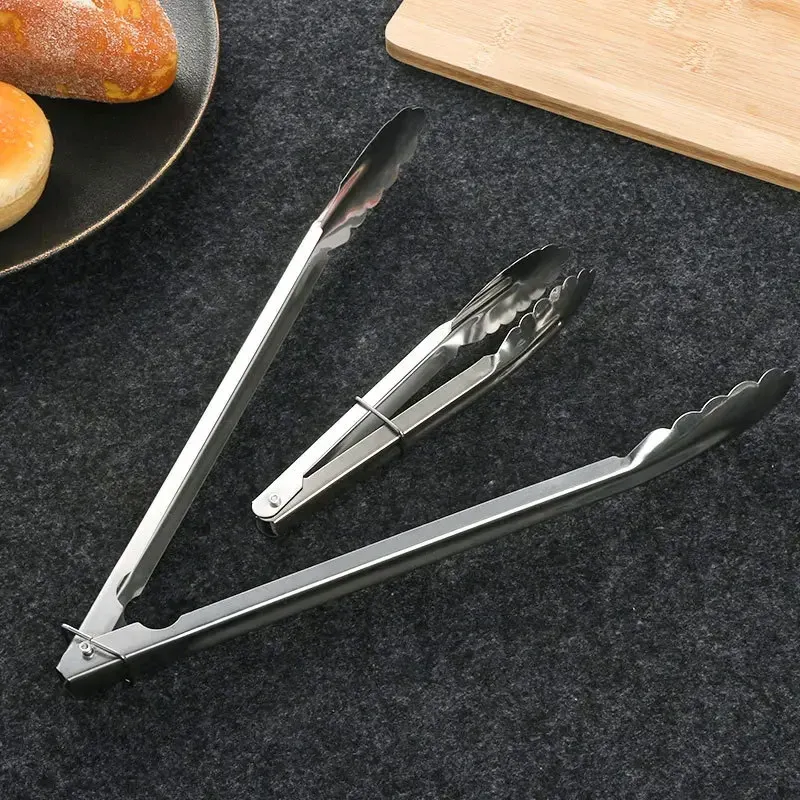 Edelstahl Küche Lebensmittel Zange Haushalts Produkte Kochen Utensilien Kochgeschirr Bbq Assesories Grill Zubehör Buffet Brot_voghion.com