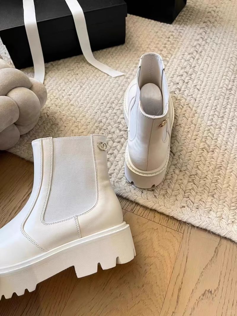 Xiaoxiangfeng Soled, Thick Heeled For Women 2025 New Model, With Elastic Band And Sleeve New Short Boots Ins_voghion.com