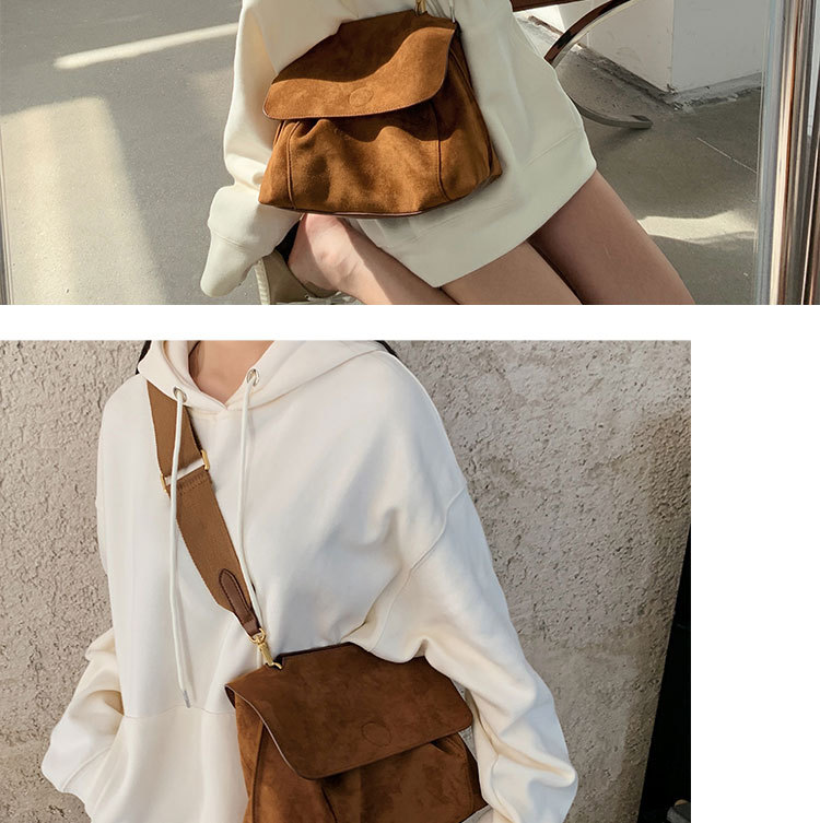 Niche-ontwerp Hoogwaardige herfst- en wintertas Dames Messenger-tas met grote capaciteit Schoudertas Damestas Grote tas Fluwelen forenzentas_voghion.com
