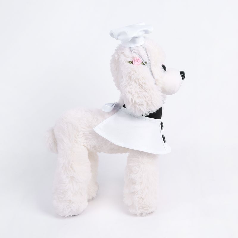 Nouvel ensemble de chapeaux de chef pour chien, vêtements mignons pour animaux de compagnie, costume d'oie pour porche, jeu de rôle_voghion.com
