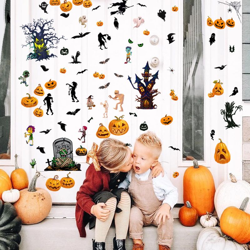 Aufkleber Halloween Blut Handabdruck Fußabdrücke Dekorative Wandaufkleber Fensteraufkleber Wohnzimmer Schlafzimmer Hintergrund Home Dekoration Aufkleber_voghion.com
