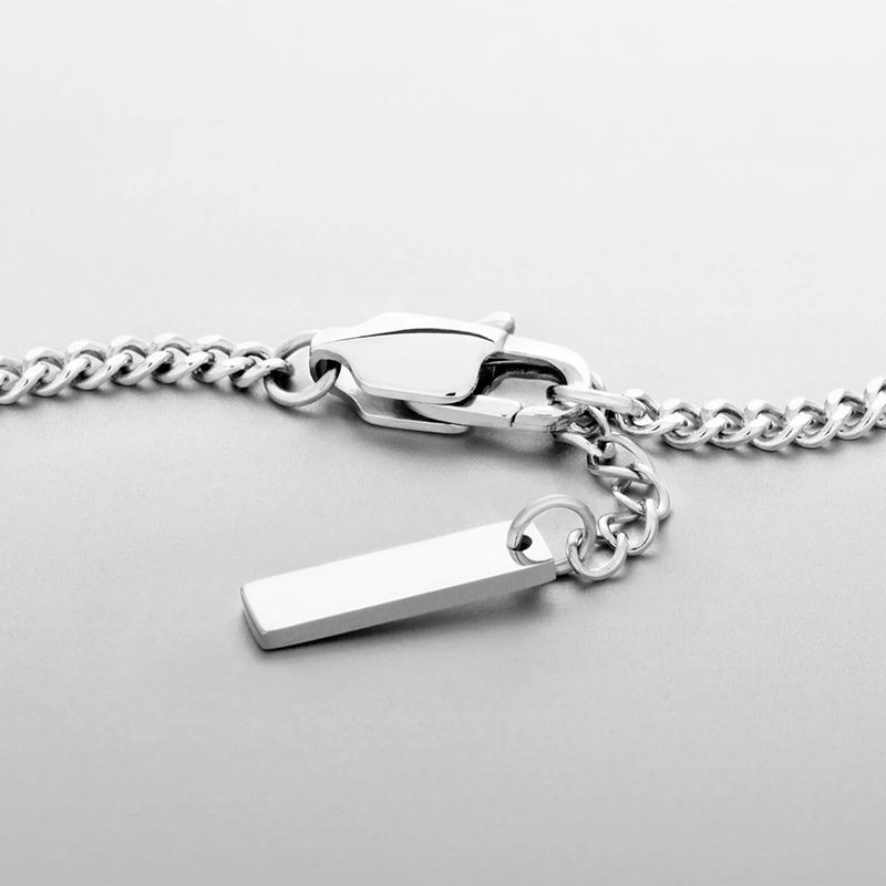 Bracciale a catena cubana regolabile semplice ed elegante da uomo in acciaio inossidabile Chihang Jewelry_voghion.com