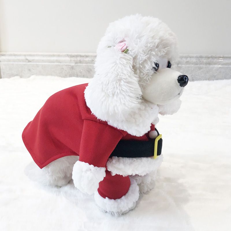 Weihnachtsmann Herbst Winter Katze Weihnachtskleidung Teddy Kleines Hundehaustier Transformationsoutfit_voghion.com