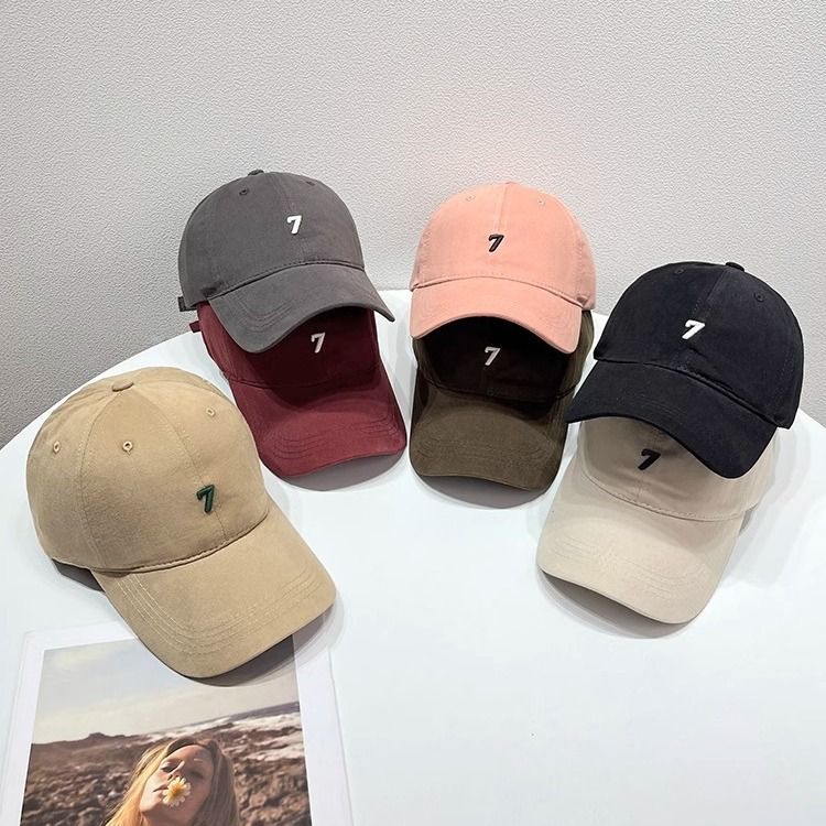 South Korea China-Chic Brand 7 Embroidered Baseball for Men and Women Couples New Autumn Versatile ins Soft Top Tequille_voghion.com