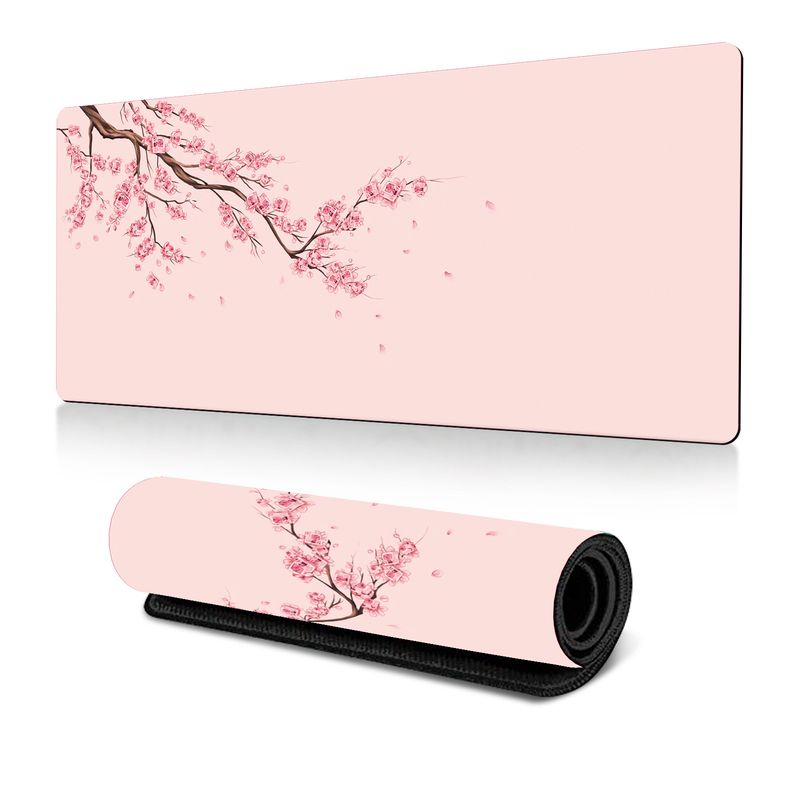 Mouse Pad με μελάνι κερασιάς, μεγάλο γραφείο, mouse Pad Dead Life Black And White Series, αντιολισθητικό από καουτσούκ_voghion.com