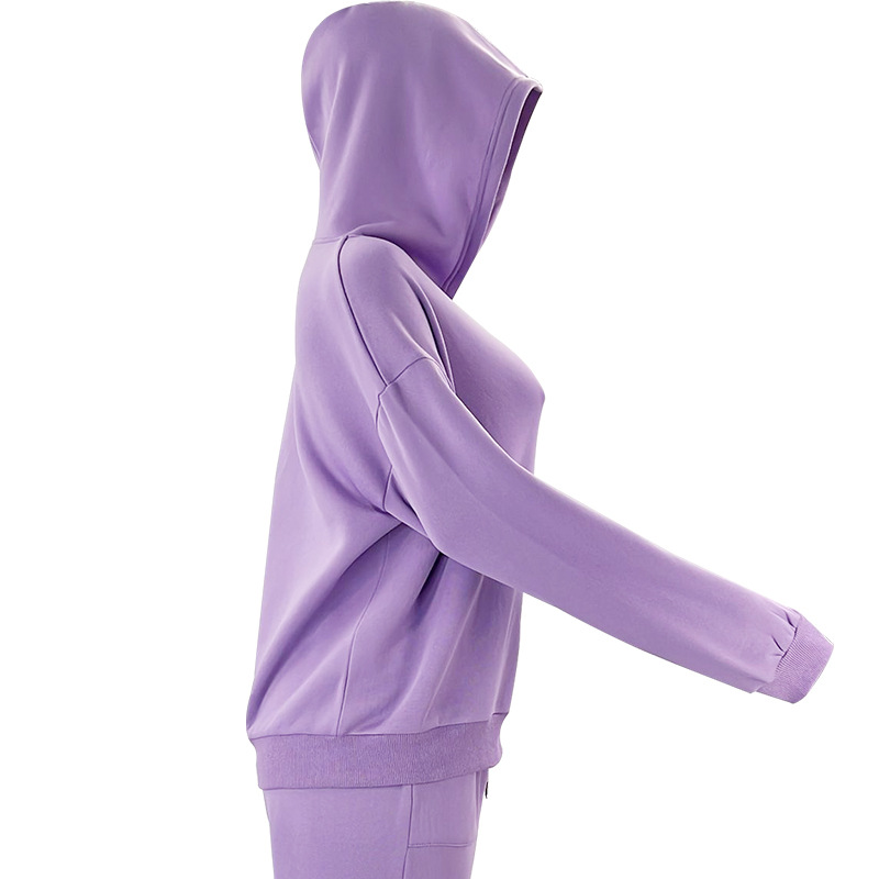 Damen Hosen-Sets Zweiteilige Kapuzenpullover Passende Sets Pullover Sweatshirts Langarm Lose Kordelzug Bleistifthose Lässig_voghion.com