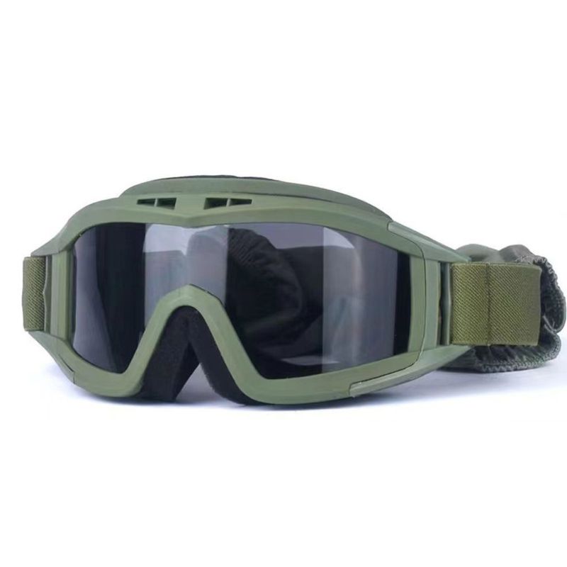 Outdoor Tactical CS Glasses Protective Military Riding Windproof Sandproof Goggles_voghion.com