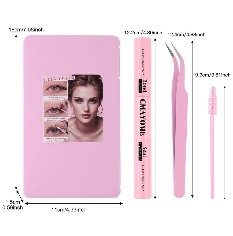 False Eyelashes 504 Clusters Of Segmented DIY False Eyelashes Book Natural Thick Segmented Curling 8 16mm Eyelashes_voghion.com