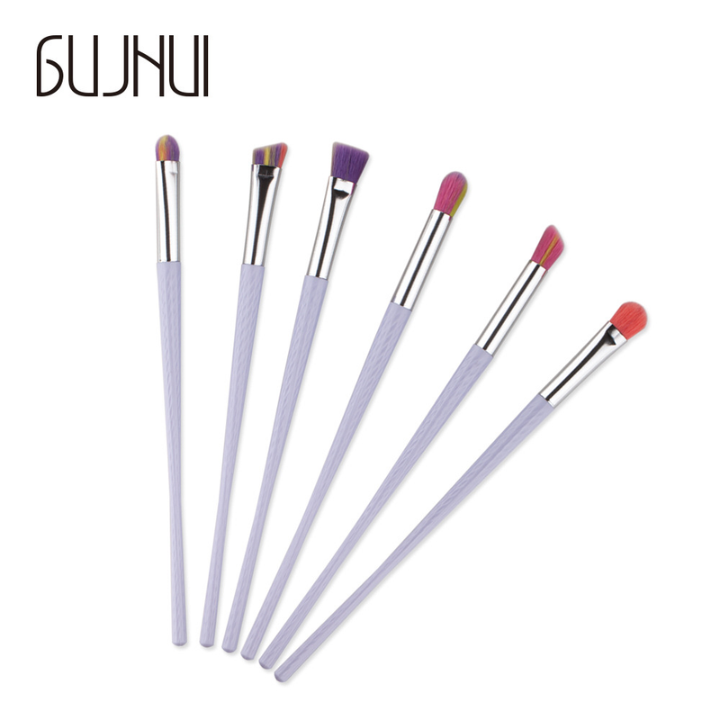 6 makeup brushes, small waist, eye brush, beauty tools, makeup set GUJHUI Yuncai_voghion.com