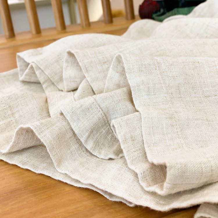 Women's Clothing Textured Linen Versatile Version Lengthen Legs Elegant and Chic Women's Skirt Pants Wide-leg Pants_voghion.com