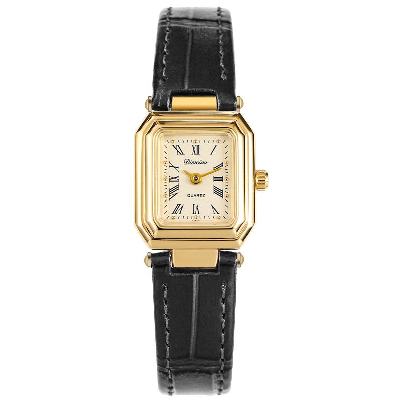 Timena Square Niche für Frauen INS Style Student Einfache elegante kompakte römische Armband Damenuhr_voghion.com