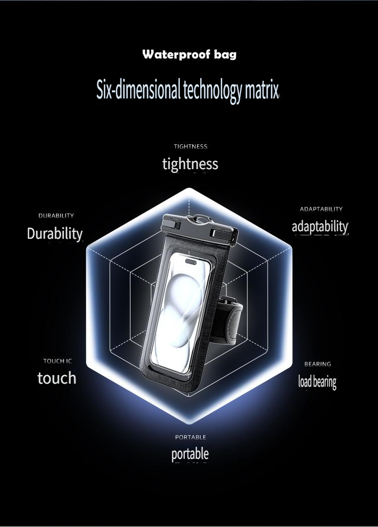 Mobile Phone Waterproof Bag Can Touch Screen, Running Arm Bag Swimming Waterproof Bag 8 Waterproof Mobile Phone Bag_voghion.com