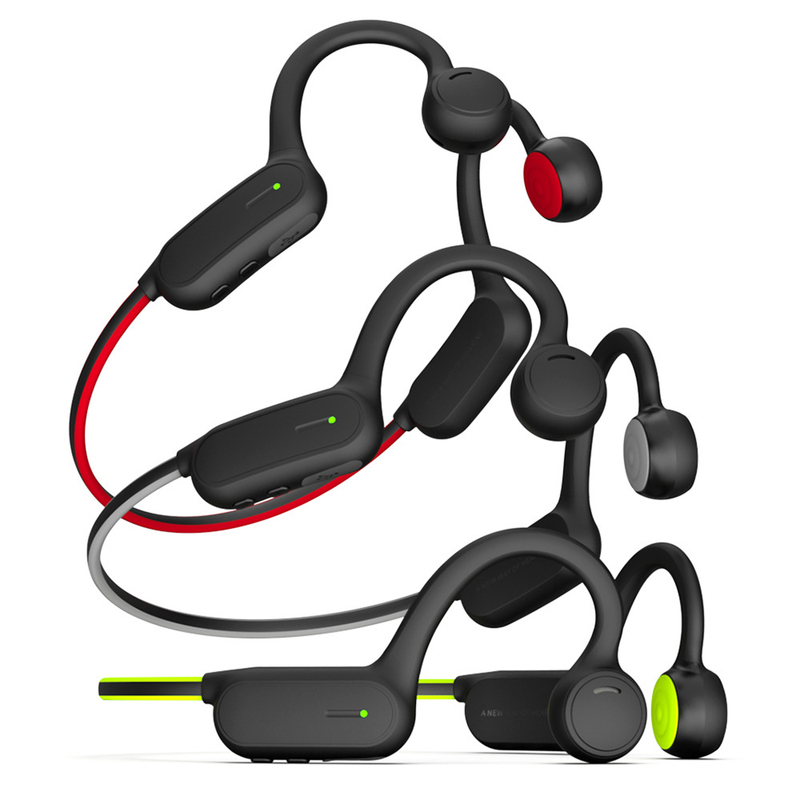 Haken Bluetooth-kompatibel Wasserdichte Kopfhörer Knochen Drahtlose IPX4 Ohr 5,0 Leitung Sport Headset für Laufen_voghion.com