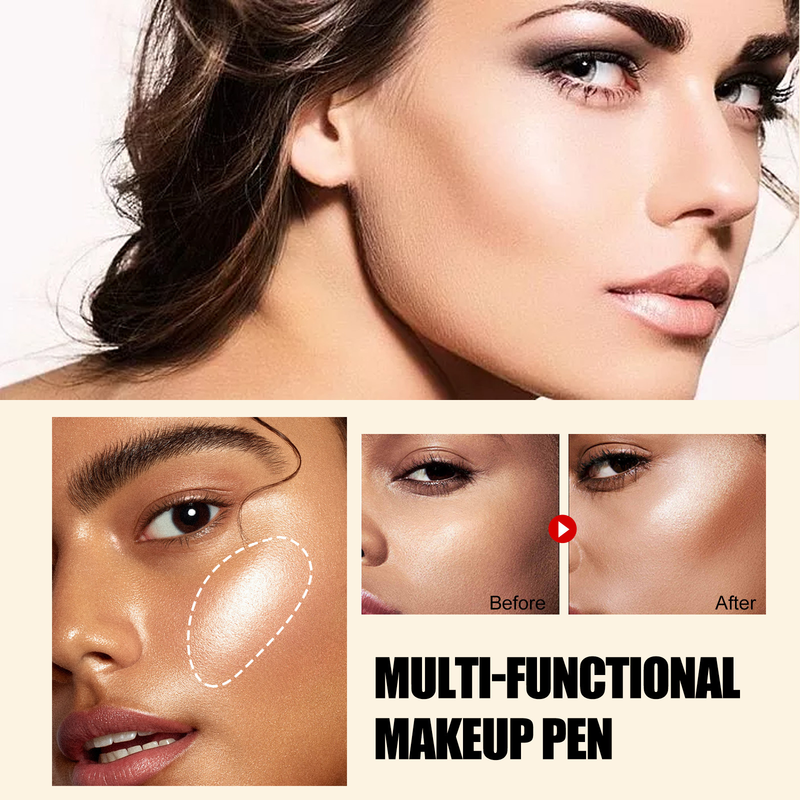 EELHOE Mehrzweck-Make-up-Stift, Hochglanz-Contouring-Rouge-Beauty-Stick, Gesichtskontur-Mehrzweck-Make-up-Stift_voghion.com