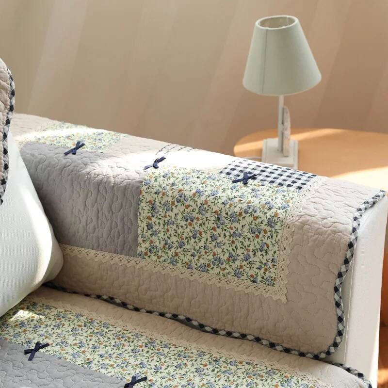 Set divano universale per tutte le stagioni con cuscino antiscivolo lavabile in puro cotone_voghion.com