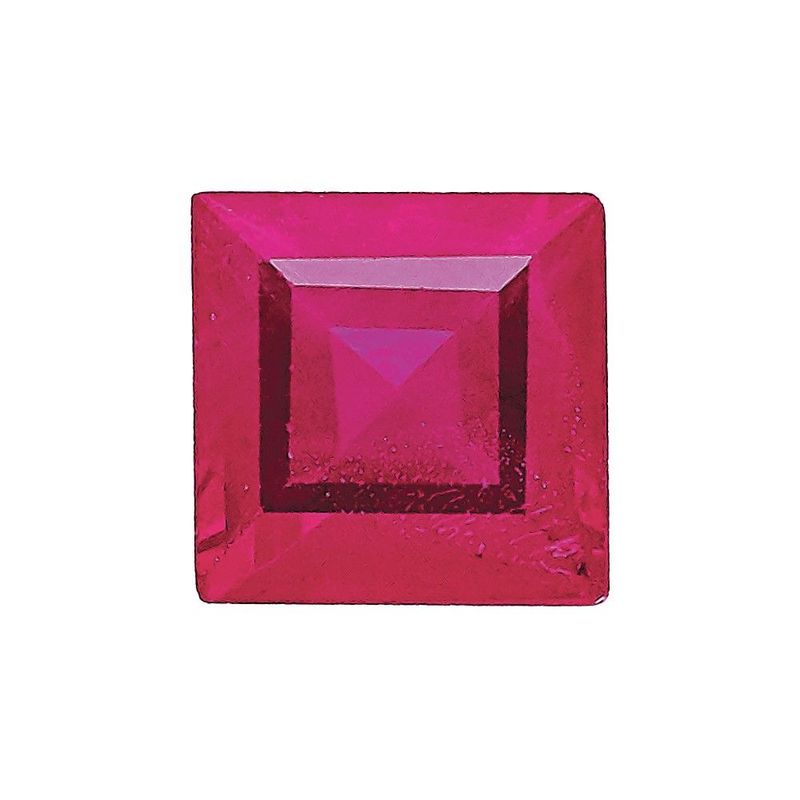Ruby A Quality 3mm Square Step-Cut_voghion.com