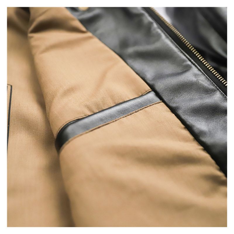 Amerikaanse militaire stijl Vietnamoorlog Luchtmacht Winter A2 Vintage Pilotenjas Heren Schapenvacht Kraag Leren Jas Katoenen Voering Winterjas Trendy_voghion.com