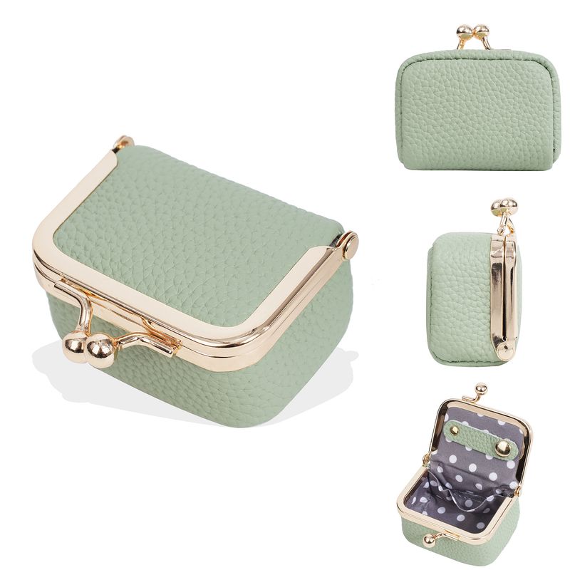 Neu Damen Geldbörse Baellerry Echtes Leder Mini Schmuck Box Multifunktionale Münzfach_voghion.com