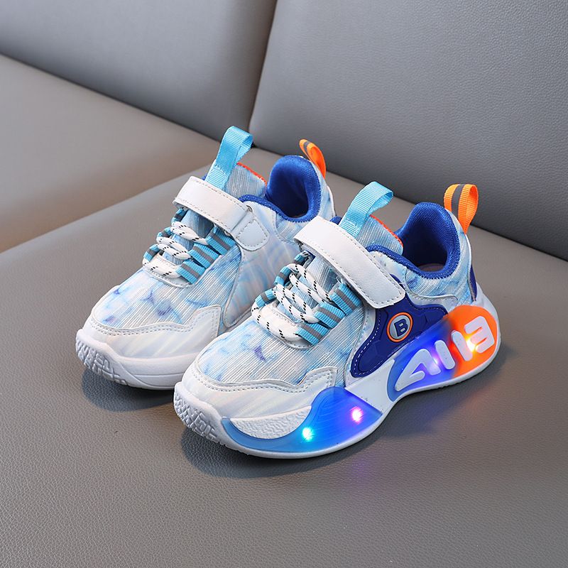Boys' Cool Velcro Sports 2025 Autumn New Collection, Handsome Children's Running For Middle And Large Sized Children,_voghion.com