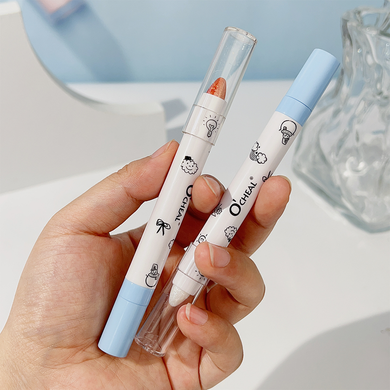 Pearlescent Highlight Waterproof Eyeshadow Pencil Stick Lasting Glitter Shimmer Eye Shadow Pen Eyeliner St liner_voghion.com