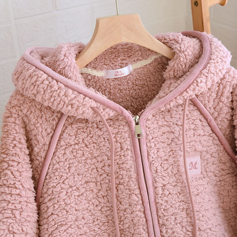 Warmes und bequemes Pyjama-Set für Paare – Herbst und Winter, dick gefüttert_voghion.com