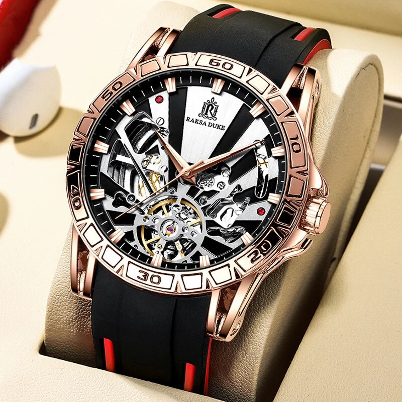 Tourbillon Nical Mens Casual Automatic Sports Waterproof Male Wrist Feminino_voghion.com